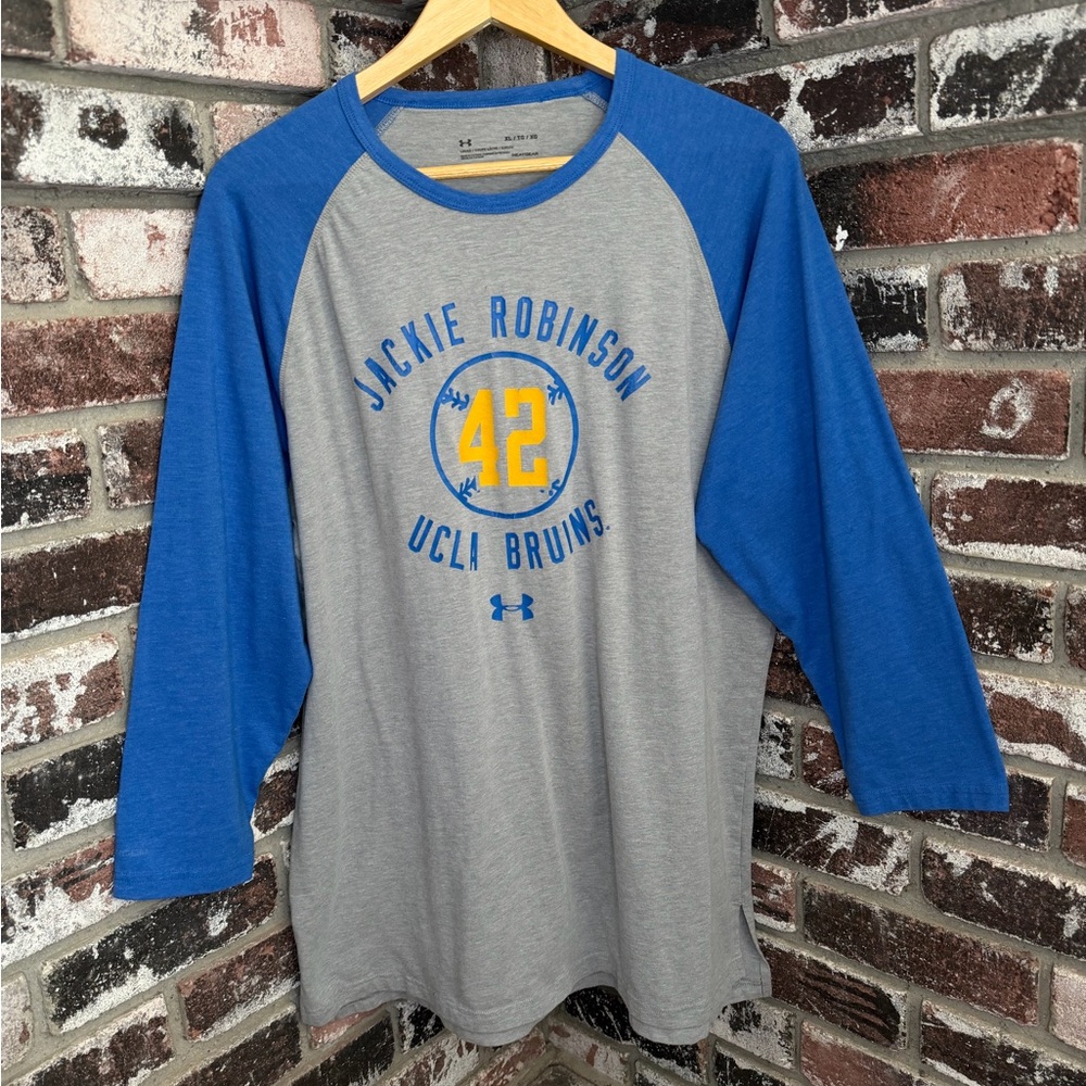 Under Armour Heatgear Jackie Robinson UCLA Bruins Baseball Quarter Sleeve Shirt